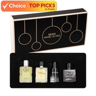 Men's Perfume Gift Set 4pcs Blue Earth Deep Blue Long Lasting Fragrance Elegant Cologne Set