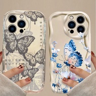 Casing For iphone 11 12 13 Pro Max 13 Mini 7 8 Plus X XS XR Case Cover Flower Butterfly Camera Prote