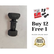 HWC Malaysia Front Hub Bolt LH Isuzu NPR Pro,Hicom 4 .3 MTB170