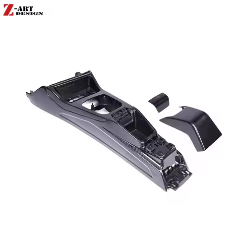 Z-ART G80 G82 G83 Dry Carbon Fiber Consol for BMW G87 Dry Prepreg Carbon Fiber Center Console for BM