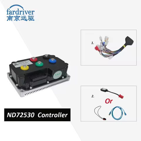 FarDriver ND72530 530A Programmable Controller for 6KW QS Motor BLDC Electric Motorcycle Scooter Bik