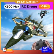 [Malaysia Stock] 2.4G K500 Max Remote Control Drone 360° Flip Fighter Jet Toy Intelligent Fix Height