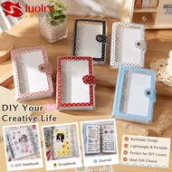 LUOLRV Polka Dot  Binder, Polka Dot PVC A7 Binder Cover, INS  A7 Kpop Photocard Album Cover Kpop Pho