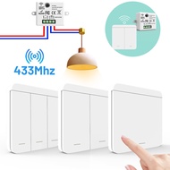 Wireless Switch RF 433Mhz Remote Controller switch Diy smart switch