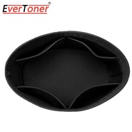 EverToner Felt Insert Bag Organizer for Prada Duet Re-Nylon Bucket Bag Makeup Handbag Organizer Inne