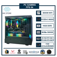 PC Gaming FPS 04 | Ryzen 5 9600X, Ram 16GB, Rx 7600/ RTX 3060/ RTX 5060/ RTX 5060 Ti, New 36T Warran