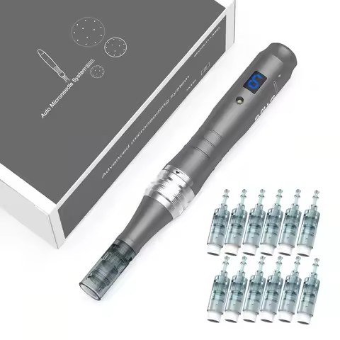 Dr Derma Pen Ultima M8 Microneedling 12pcs 16Pin 0.25Mm Needles, Face Care Wireless Derma Pen