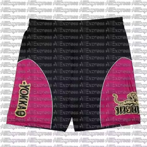 2026 Summer New YOKKAO Fashion Leisure Outing Sports Training Black and Red Color Shorts Adult and C