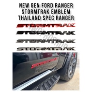 FORD RANGER T9 STORMTRAK EMBLEM LOGO STICKER NEW GEN FORD RANGER T6 T7 T8