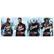 Postcard Red One Authentic Licensed By Major Cineplex Dwayne Johnson Chris Evans 2024