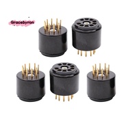 9Pin Vacuum Tube Socket Testing Saver for 6DJ8 12AX7 ECC83 B339 CV492 6L13 12AU7 ECC82 B329 Hifi Tub