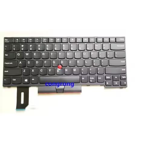 % New English Keyboard ThinkPad E480 L480 L380 Yoga T480s Series Laptop US Black Without Backlit