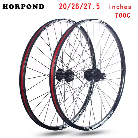 Mountain Bike Wheelset, Road Wheel Set, MTB, 2 Bearings, 27.5 ", 8, 9, 10 Speed Cassette, 32H, QR, 7