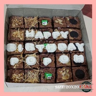 brownies fudgy / ulang tahun / birthday / brownies - 11-20 huruf