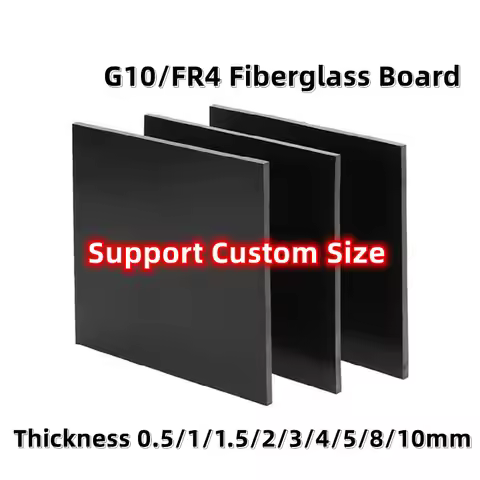 Black 3D printer FR4 Fiberglass Sheet G10 Epoxy Plate 1mm 1.5mm 2mm 3mm 5mm Thickness 3240 FR-4 Epox