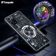 Tanpaile เคสโทรศัพท์ระบายความร้อนแม่เหล็กสำหรับ HuaweiP50 P60 P40 P30 Pro + Plus เคสกันกระแทกเลนส์โล