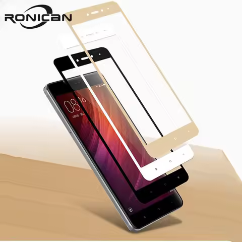 RONICAN Full Cover Tempered Glass on Xiaomi Redmi 4X 4A For Redmi 4 Pro Redmi note 4 4X Screen Prote