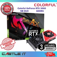 Colorful RTX 3060 NB 12GB GDDR6 Nvidia GeForce RTX3060 D6 BATTLE-AX NB DUO Graphics Card GPU