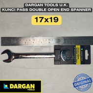 DARGAN 17x19 CR-V 17 x 19 mm Double Open End Spanner