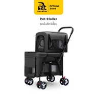 [PetParadise.th] Pet Stroller 2-Layer Dog-Cat Detachable Fold 2-4 Pieces Brand Paradise