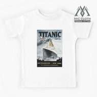 Titanic Kids T-Shirt - Vintage poster - Unisex #456