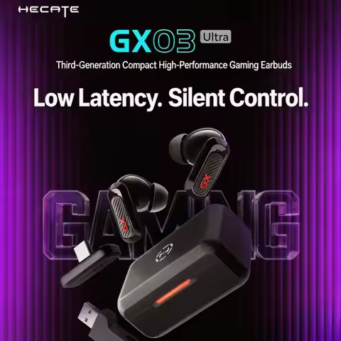 EDIFIER HECATE GX03 Ultra Gaming Headphones 2.4G Wireless Bluetooth in-Ear Earbuds ANC Active Noise 