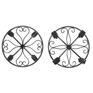 I2Plant with Wheels Rolling Plant Stand Heavy Duty Iron Garden Flower Pot Potted Plant with Locking