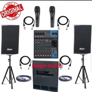 paket karaoke sound system Huper ps3 1000 mixer yamaha MG10XU Original