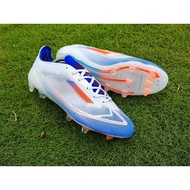 F50 Elite FG Soccer Shoes - White Solar Red Lucid Blue