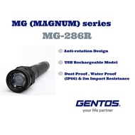 USB Rechargeable Gentos Japan MG-286R MG 286R LED Flashlight
