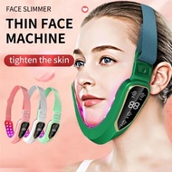 LED Photon Therapy Facial Lifting Slimming Vibration Massager Belt Machine Double Chin V Face Shaped