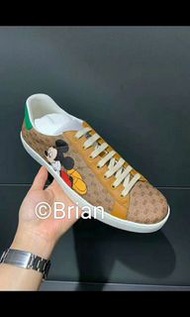 Gucci 米奇 男鞋42，42.5，43，43.5，44全新正貨e