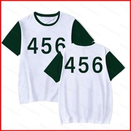 GC1 Squid Game T-shirt Short Sleeve Unisex Round Six Tops 456 218 067 Netflix Casual Sports Loose Te