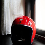 GALLOP 昭和系列 素色 3/4 復古安全帽 紅色