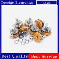 2pcs RS25 Band switch 1P11T 2P4T 2P5T 2P6T 3P3T 3P4T 4P3T Mount Rotary Switch Selector Band Knob Swi