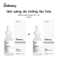 The Ordinary Bộ Làm Sáng Da Chống Lão Hóa - " Buffet " Và Alpha Arbutin 2% + HA - 2×30ml (Có Bán Lẻ)