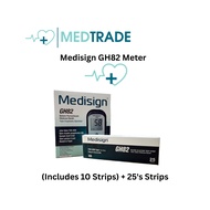 Medisign GH82 Meter Set (Includes 10's strips) + 25's Strips