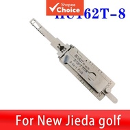 Lishi 2in1 HU162T-8 decoder lock pick tool, locksmith tool, car door opening tool for new Jieda Golf