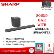 2.1ch Sound Bar with Wireless Subwoofer - HTSBW192 | HT-SBW192