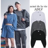 [acme de la vie] ADLV CIRCLE WAPPEN CROP SWEAT SHIRT