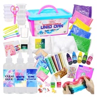 Unicorn Magical Slime Kit Set Make Your Own Slime and Glow in The Dark Slime for Kids