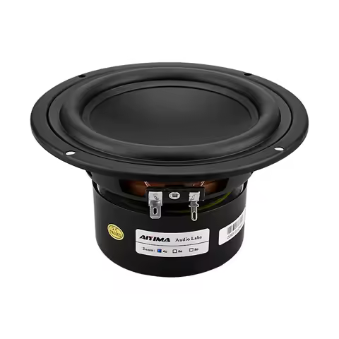 AIYIMA 1Pcs 5.25 Inch Subwoofer Speaker 4/8 Ohm 40W Woofer Speaker Strong Bass Home Theater For Book