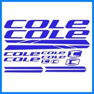 ✙ ❖ ⚽ cole bike frame design vinyl cutout stickers