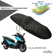 Motorcycle Seat Cover Fits For WMOTO RT3 Special Use Honeycomb 3D Mesh Heat Insulation Waterproof Cushion Cover