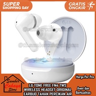 TWS BLUETOOTH EARPHONE HEADSET ORIGINAL BLUTOOTH BLUTUT BLUTOT LG TONE FREE FN4 WIRELESS EARBUD IPX4