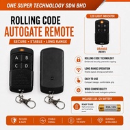 R433 ROLLING CODE 4CH AUTOGATE REMOTE CONTROL 433MHZ (LED ORANGE)