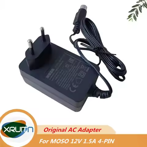 Genuine MOSO MSA-C1500IC12.0-18P-DE 12V 1.5A 18W 4PIN MSA-C1500IC12.0-18P-US JP AC Adapter For Hikvi