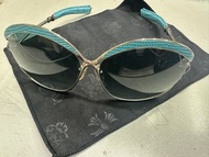 Chrome Hearts Fluffer Lizard Trimmed Sunglasses Chrome Hearts 女裝太陽眼鏡