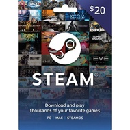 ▩∏✥[Fast Delivery] Steam Wallet Gift Card Code (USD 20/50/100)
