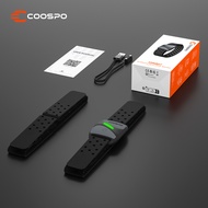COOSPO HW807 Armband Heart Rate Monitor Bluetooth 5.0 ANT+ HRM with 5-Color LED HR Zone Indicator HR